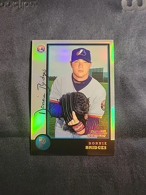 1998 Bowman Chrome Donnie Bridges Refractor #306 Rookie RC Expos - Image 1 of 2