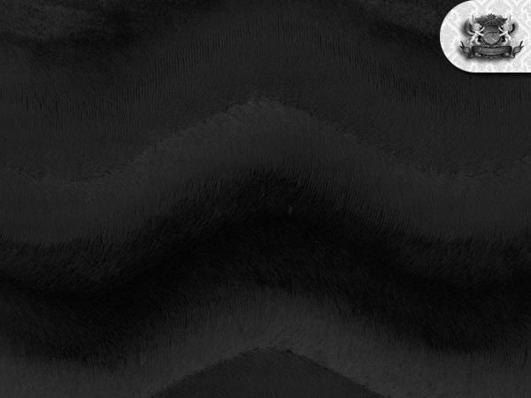 Tela de piel sintética/falsa Velboa Wave pila corta NEGRA vendida por yarda Foto 1 de 1