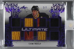 2018-19 Leaf Ultimate The Ultimate Card Purple /7 Cam Neely #TUC-05 HOF