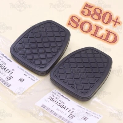 x2 Nuevo Original OEM Subaru IMPREZA LEGACY XT Pastillas de Pedal de Freno y Embrague 36015GA111 Foto 1 de 4