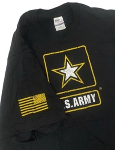 U.S. ARMY Shirt Medium Black New - Picture 1 of 5