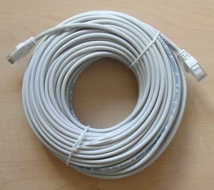 CAT5e UTP Ethernet Network 10 metros Patch Lead Patch Cable RJ45 Cat 5e Gris - Imagen 1 de 2