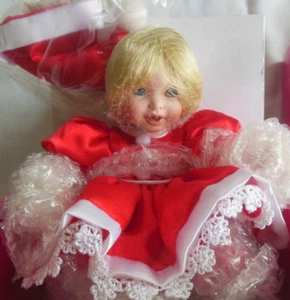 Marie Osmond Doll “ Santa Baby" Tiny Tot” Brand New - Bild 1 von 4