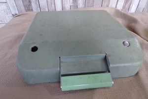 Vintage 1950s Green HERMES ROCKET Portable Typewriter With Case WORKING - Picture 1 of 17