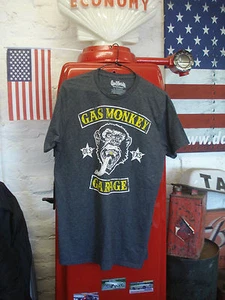 GAS MONKEY GARAGE T SHIRT SIZE L (GENUINE T NEW ) 42/44 (WE ARE IN THE UK) - Picture 1 of 3