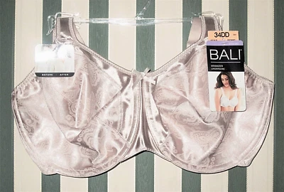 Sujetadores minimizadores de palo de rosa Bali estilo 3562 UW talla surtida nuevos con etiquetas Foto 1 de 2