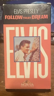 Follow That Dream RARE VHS (1987) MGM Home Video Elvis Presley 1961 Anne Helm Foto 1 de 3