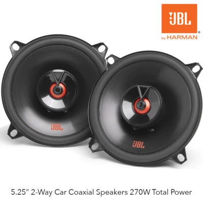 JBL Club 522F - 13cm 5.25" 2-Way Coaxial Car Speakers 270 Watts Total Power  - Image 1 of 4