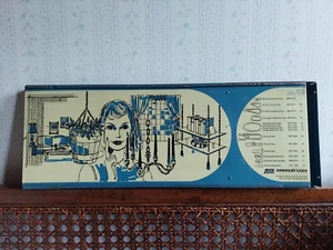 Vintage 50er 60er Jahre ACCO American Chain Co Werbung Blechschild Ladenaufsteller - Bild 1 von 10