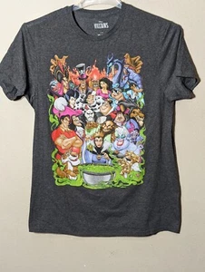 Disney Villains Unisex Grafik T-Shirt Gr. M Jafar Cruella Captain Hook Gaston - Bild 1 von 4