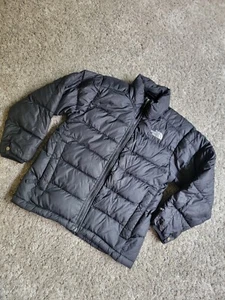 The North Face boys black puffer coat size 7/8 - Picture 1 of 5