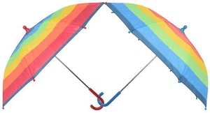 Atino Childrens Multi Striped Umbrella with Crook Handle - Picture 1 of 13