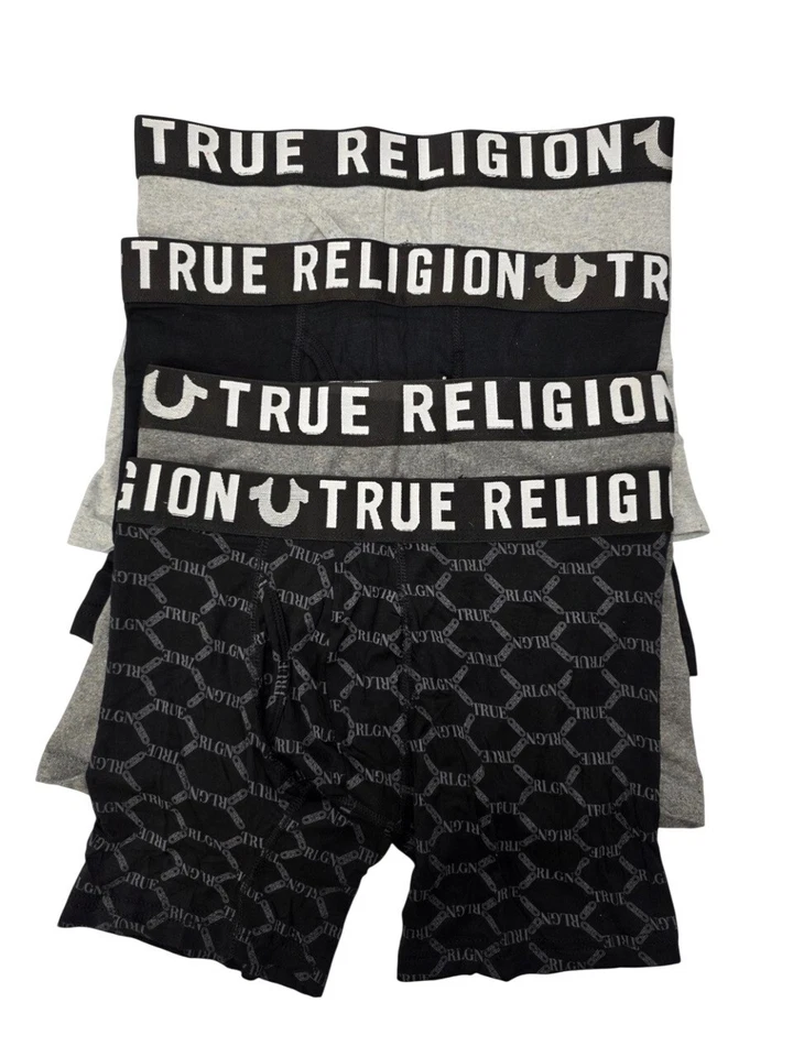 Paquete de 4 calzoncillos boxer True Religion - 4MB2247TR3 Foto 1 de 1