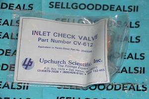 Válvula de retención de entrada Upchurch Scientific CV-612 equivalente a 2540546 CV612 nueva - Imagen 1 de 4