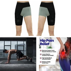 Compression Strap Hip Brace Sciatica Groin Pain Relief Thigh Support Wrap 2024 - Picture 1 of 17