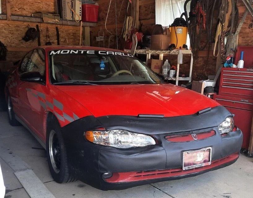 Sujetador con máscara frontal Lebra para Chevy Monte Carlo 2000-2005 00 01 02 03 04 05 Foto 1 de 2