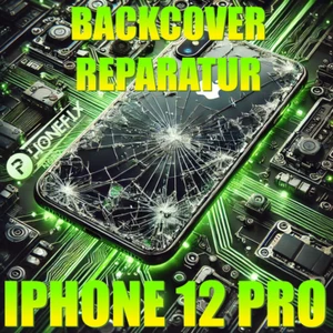 iPhone 12 Pro Backcover Reparatur Rückseite Glas ⭐ PROFESSIONELL ⭐ EXPRESS - Bild 1 von 2