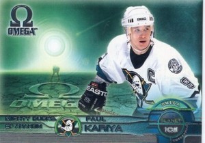 Paul Kariya 1999 Pacific Omega "Planet Ice" #28 Anaheim Ducks