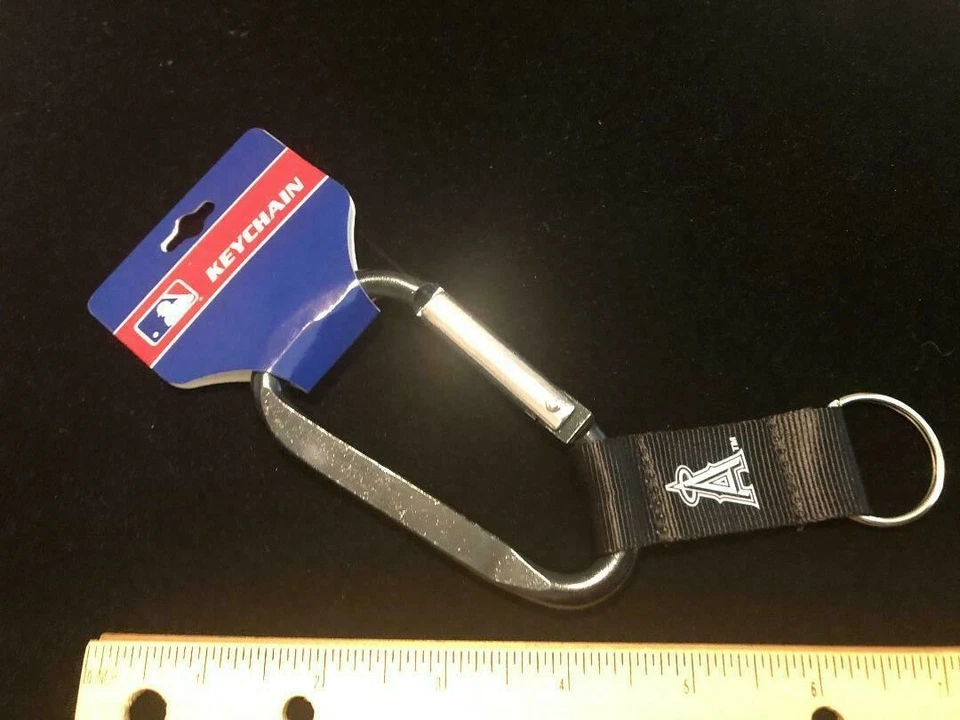  NEW  Anaheim Los Angeles Angels Heavy Duty Carabiner Key Chain - MLB - Image 1 of 1