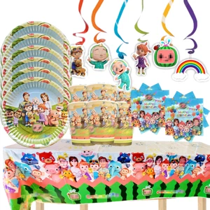 COCOMALON SHOWER PARTY SUPPLIES BIRTHDAY DECORATION BALLOON TABLEWARE THEME - Picture 1 of 70