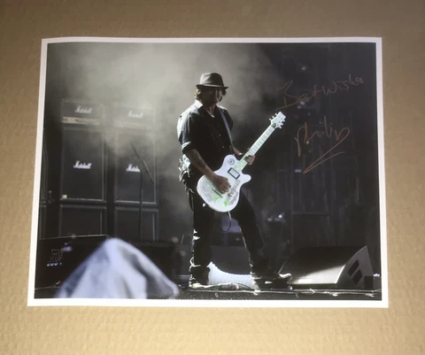 SIGNED PHIL CAMPBELL MOTORHEAD 10x8 PHOTO PRINT RARE AUTHENTIC LEMMY Cover