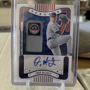 2024 Panini USA Stars & Stripes Omar Melendez Auto Jersey Rookie SP Maryland - Picture 1 of 2