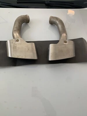 2015 Porsche Cayenne Diesil OEM Exhaust Tips - Image 1 of 3