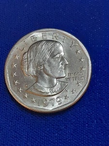 S Susan B. Anthony Dollar 1979 tipo 1 relleno S - Imagen 1 de 2