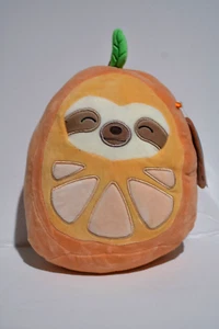 Squishmallows 8" SIMON the sloth in orange costume NWT fast shipping - Picture 1 of 4