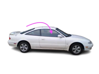 Se adapta a: Mazda MX6 1993-1996 2D cupé lado del pasajero puerta delantera derecha ventana vidrio Foto 1 de 4