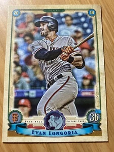 Tarjeta SP #264 Evan Longoria 2019 Topps GYPSY QUEEN LOGO INTERCAMBIABLE - Imagen 1 de 2
