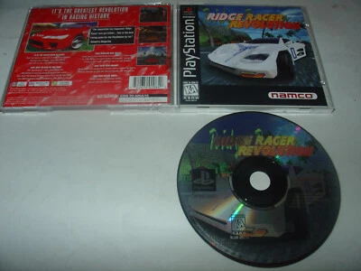 Ridge Racer Revolution (Sony PlayStation, 1996) Black Label Complete CIB - Image 1 of 2