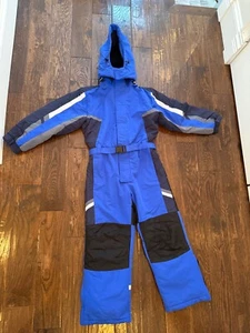 Blu kids one piece ski / snow suit. Perfect condition. European size 152 / US 12 - Picture 1 of 5