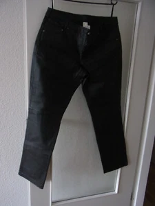 Damenlederhose schwarz neu - Bild 1 von 5