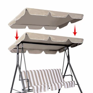Waterproof Swing Canopy Cover UV Protection Patio Swing Top Replacement Shade - Picture 1 of 17