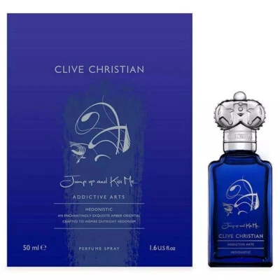 Perfume spray Clive Christian Jump Up & Kiss Me Hedonistic Men 1,6 oz 50 ml nuevo en caja Foto 1 de 2
