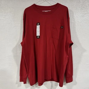 Dickies Heavyweight Long Sleeve Pocket T-Shirt Mens Size XL - Picture 1 of 8