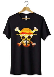 T-Shirt Maglietta Luffy Rubber Mugiwara One Piece Tshirt Uomo Donna Bambino - Bild 1 von 3
