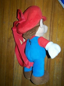 MARIO PLUSH BACK PACK NINTENDO SUPER MARIO BROS  - Picture 1 of 2