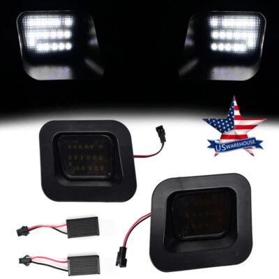 LED License Plate Light Rear Smoked Lamp For Dodge For Ram 1500 2500 3500 03-18 - Image 1 of 4
