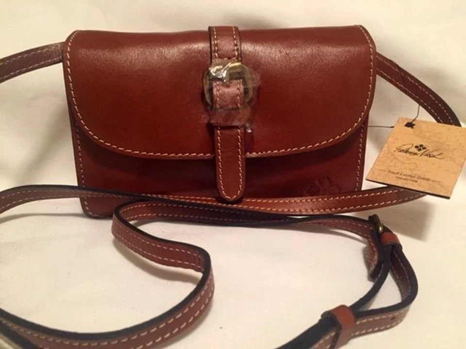 Patricia Nash Bag Torri Crossbody Italian Leather Tan P06101