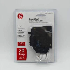 New GE Ground Fault Circuit Interrupter THQL1120GFTP - Picture 1 of 2