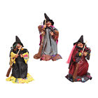 3 Spooky Broom Witch Dolls for Your Halloween Home Decor