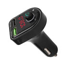Car BT MP3 Player Multimedia FM Transmitter USB Charger With Ambient Light FBM