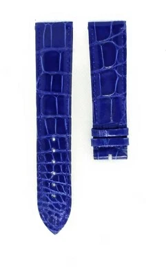 AUTHENTIC PRE-OWNED GLOSSY BLUE GERALD GENTA STRAP 20MM X 18MM - Image 1 of 2