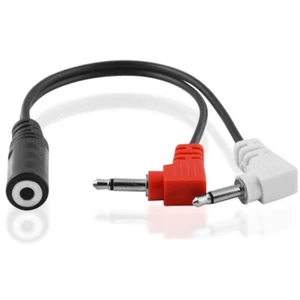 15cm Y Kabel Adapter 1x Klinke Buchse Stereo auf 2x Stecker Kopfhörer 3,5mm - Bild 1 von 1