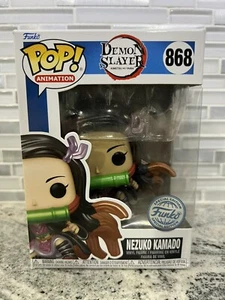 Funko POP! Nezuko Kamado Demon Slayer: Metallic Special Edition *READ DMGED BOX* - Picture 1 of 8