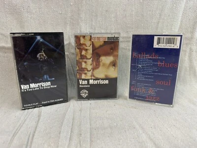 Van Morrison ~ Too Late To Stop Now / Moonlight / San Francisco ~ Cassette Lot - Image 1 of 4