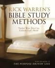 Rick Warren's Bible Study Methods - Paperback By Warren, Rick - GOOD