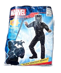 Marvel Black Panther Muscle Child Size Medium Halloween Costume #170  - Picture 1 of 8